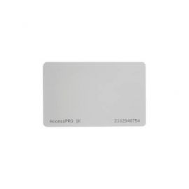 Tarjeta Proximidad Delgada 13.56 Mhz (Tipo Mifare Classic CARD) AccessPro (ACCESS-CARD-M1K) 