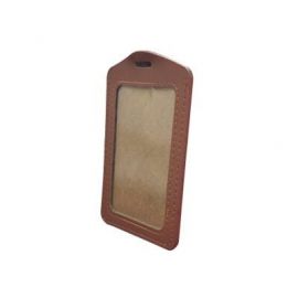 Porta Tarjeta / Imitación Piel / Proteja sus tarjetas con diseño elegante solo en color Café. AccessPro (ACCESS-HOLD-LET)