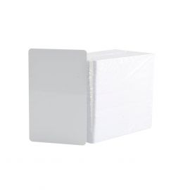 Paquete de 100 Tarjetas Adhesivas  Imprimibles por un sólo lado / Para pegar sobre tarjetas no imprimibles /CR80