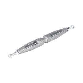 Conector de refacción para cadena de riel tipo T.