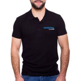 Playera Tipo Polo Color Negro INDUSTRIAL by AccessPRO