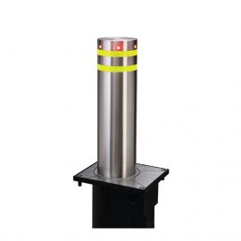 Pilona o Bolardo Neumático / 100% Acero Inoxidable / Alta Velocidad / 275MM Diámetro / Acabado de Lujo