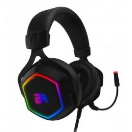 Headset Gaming ACTECK Hesix, Negro c/ Luces Multicolor, Alámbrico, USB, 2,1 m