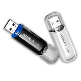 Memoria USB ADATA AC906-32G-RWHColor blanco, 32 GB, USB