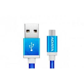 Cable Micro USB ADATAMicro USB, 1 m, Azul
