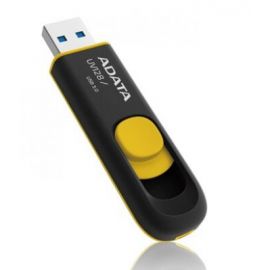 Memoria Adata 32 Gb USB 3.0 Uv128 Retractil Negro-Amarillo