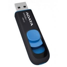 Memoria Adata 64 Gb USB 3.0 Uv128 Retractil Negro-Azul