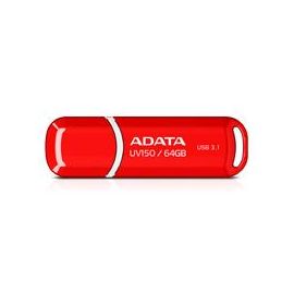 Memoria USB ADATA UV150, Rojo, 64 GB, USB 3.1