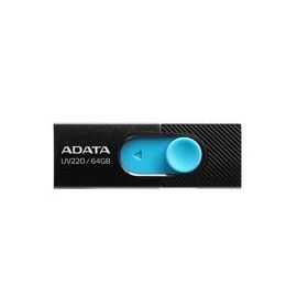 Memoria Adata 64 Gb USB 2.0 Uv220 Retractil Negro-Azul