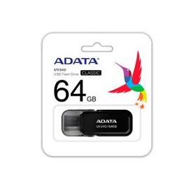 Memoria Adata 64 Gb USB 2.0 Uv240 Negro
