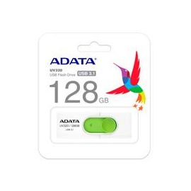 Memoria Adata 128 Gb USB 3.1 Uv320 Retractil Blanco-Verde