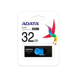 Memoria Adata 32 Gb USB 3.1 Uv320 Retractil Negro-Azul