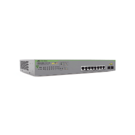 Switch PoE+ Gigabit WebSmart de 10 puertos 10/100/1000 Mbps (2 x Combo) + 2 puertos gigabit SFP (Combo), 75 W