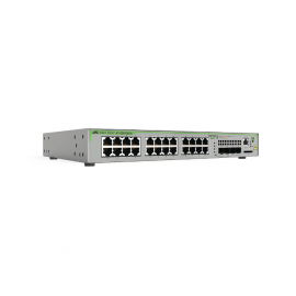 Switch Administrable CentreCOM GS970M, Capa 3 de 24 Puertos 10/100/1000 Mbps + 4 SFP Gigabit