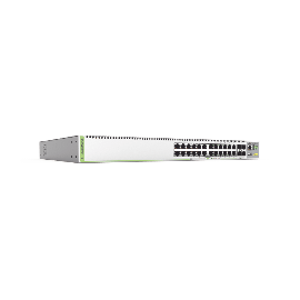 (GS980MX/28) Switch Stack L3, 24 puertos 10/100/1000-T, 4 Puertos SFP+ 10G, Fuente de poder fija
