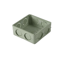 Caja Cuadrada de 1/2"  para Instalaciones de PVC Conduit Pesado.