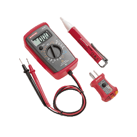 KIT Básico para Instaladores y Electricistas, con Multímetro, Detector de Tensión sin Contacto, y Comprobador de Fase