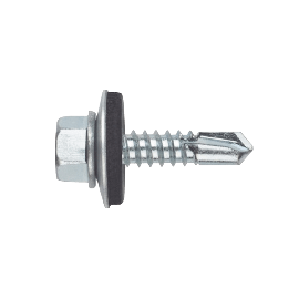 Tornillo Punta Broca Sello Montado 6.4 X 25 mm (1/4" X 1") Caj. C/100pz.