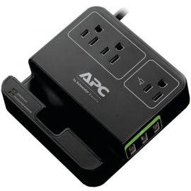 Apc Essential Surgearrest 3 Outlets 3 Usb Charging Ports 120V