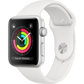 Apple Watch Series 3 (Gps) Con Caja De 38 Mm De Aluminio En Plata Y Correa Deportiva Blanca