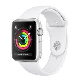 Apple Watch Series 3 (Gps) Con Caja De 42 Mm De Aluminio En Plata Y Correa Deportiva Blanca