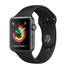 Apple Watch Series 3 (Gps) Con Caja De 42 Mm De Aluminio En Gris Espacial Y Correa Deportiva Negra