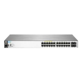 Switch Hp Aruba 24 Puertos Gigabit 2530-24G Poe 195W, 4Sfp, Rack, Administrable, Qos,Capa 2