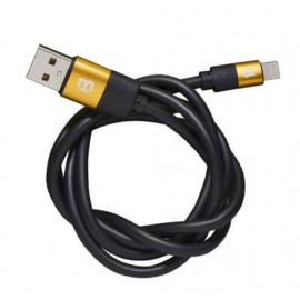 Cable USB Blackpcs CABLLP-2, Negro, Plástico, Apple, 1 m, Cable Lightning