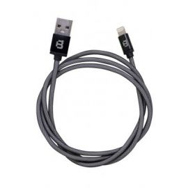 Cable USB Blackpcs CABLLPR-1, Negro, Plástico, Apple, 1 m, Cable Lightning
