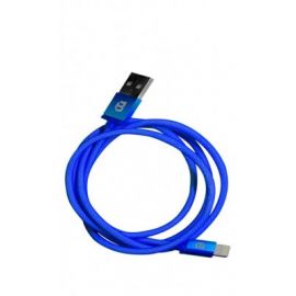 Cable USB Blackpcs CABLPR-1, Azul, Plástico, Apple, 1 m, Cable Lightning