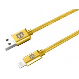 Cable USB Blackpcs CAGLT2M-3, USB, Lightning, 2 m, Oro