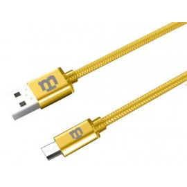 Cable USB Blackpcs CAGMT3M-3, USB, Micro USB, 3 m, Oro