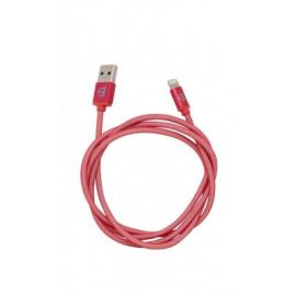 Cable USB Blackpcs CARLPR-1, Rojo, Plástico, Apple, 1 m, Cable Lightning