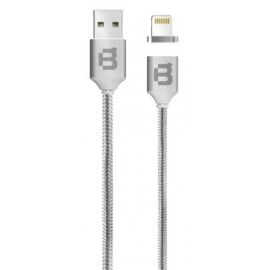 Cable USB Blackpcs CASLTM-2, USB, Lightning, 1 m, Plata