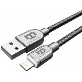 Cable USB Blackpcs CASMTE-3, USB, Micro USB, 1 m, Plata