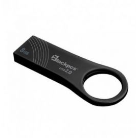 Memoria USB Blackpcs MU2102BL-8, Negro Metálica, 8 GB, USB 2.0