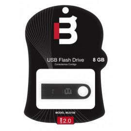 Memoria USB Blackpcs MU2108BL-8, Negro, 8 GB, USB 2.0