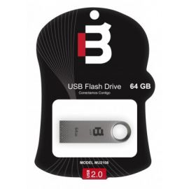 Memoria USB Blackpcs MU2108S-64, Plata, 64 GB, USB 2.0