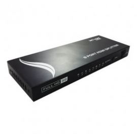 Video Splitter HDMI 8 Dispositivos BROBOTIX 000108, HDMI, Negro