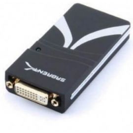 Convertidor USB a VGA BROBOTIXNegro, USB, SVGA/HDMI/DVI