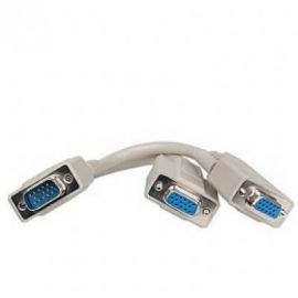 CABLE SVGA BROBOTIX 003592, VGA, SVGA, Beige, Hembra/Macho