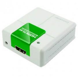 CONVERTIDOR BROBOTIX HDMI A AV (RCA), HDMI, RCA, Hembra/hembra, Blanco