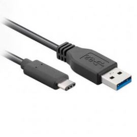 Cable USB BROBOTIX 053121, 1 m, Negro