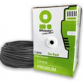 Bobina BROBOTIX 065740305 m, Gris, Interior, CAT5e, CCA