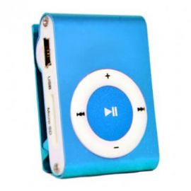 Mini Reproductor MP3 BROBOTIX 093035, Azul, MicroSD (TransFlash), MP3