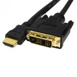 Cable HDMI DVI BROBOTIX 1041454, 5 m, HDMI, DVI-D, Negro