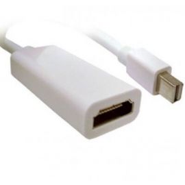 Adaptador DisplayPort Mini a HDMI BROBOTIX 104560, Color blanco, HDMI