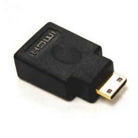 Adaptador HDMI a Mini HDMI BROBOTIX Hembra a Macho, Negro, HDMI, HDMI, Mini HDMI, Hembra/Macho