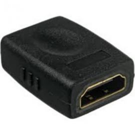 Adaptador HMDI BROBOTIX 104635, Negro, HDMI, HDMI, HDMI, Hembra/hembra