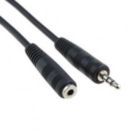 Cable BROBOTIX7, 5 m, 3.5mm, 3.5mm, Negro